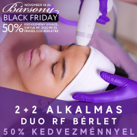 2+2 alkalmas DUO RF bérlet -50% kedvezmény