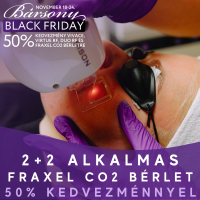 2+2 alkalmas Fraxel CO2 bérlet - 50% kedvezmény